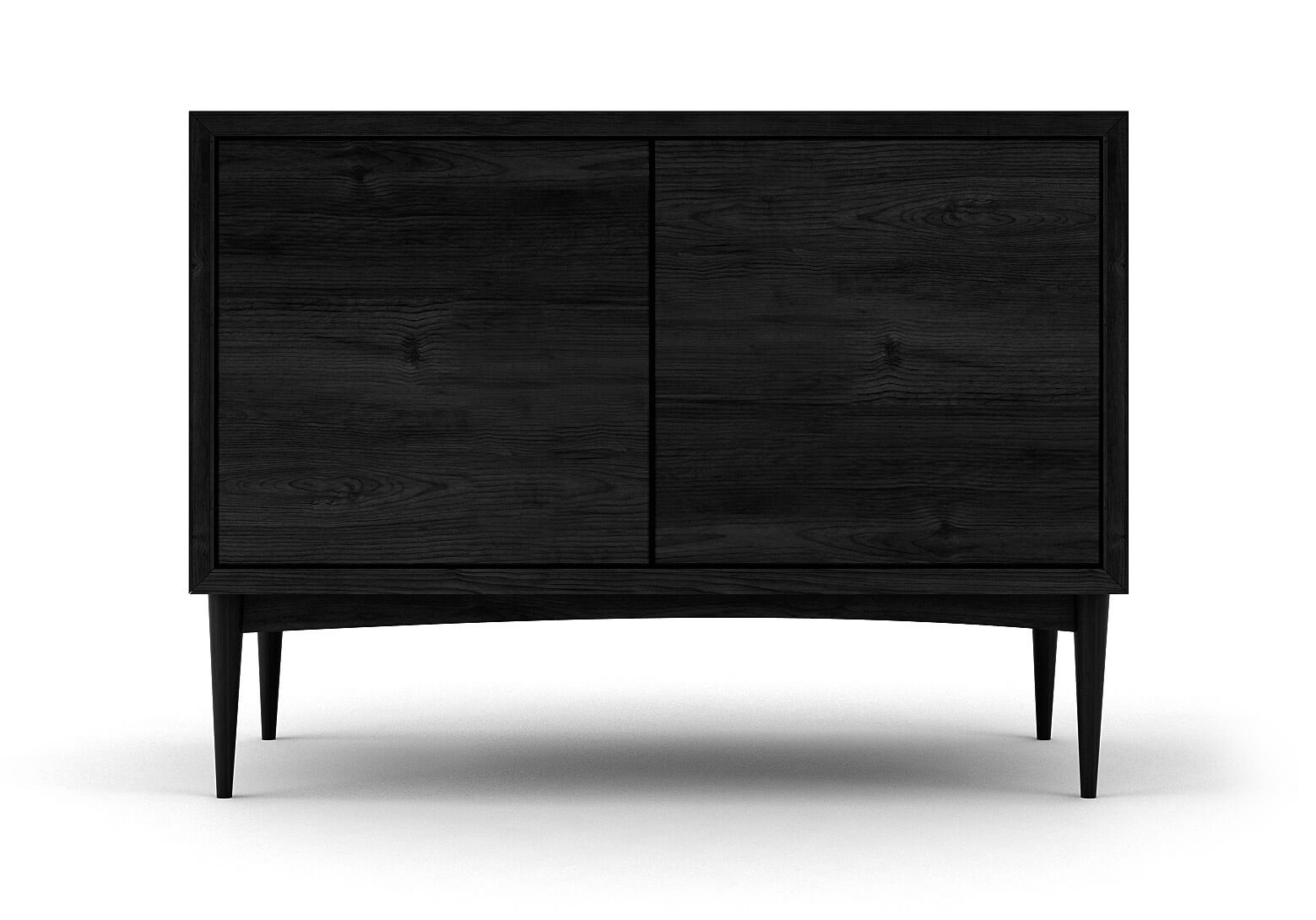 G: Emilia 2-Door Cabinet in Black Oak