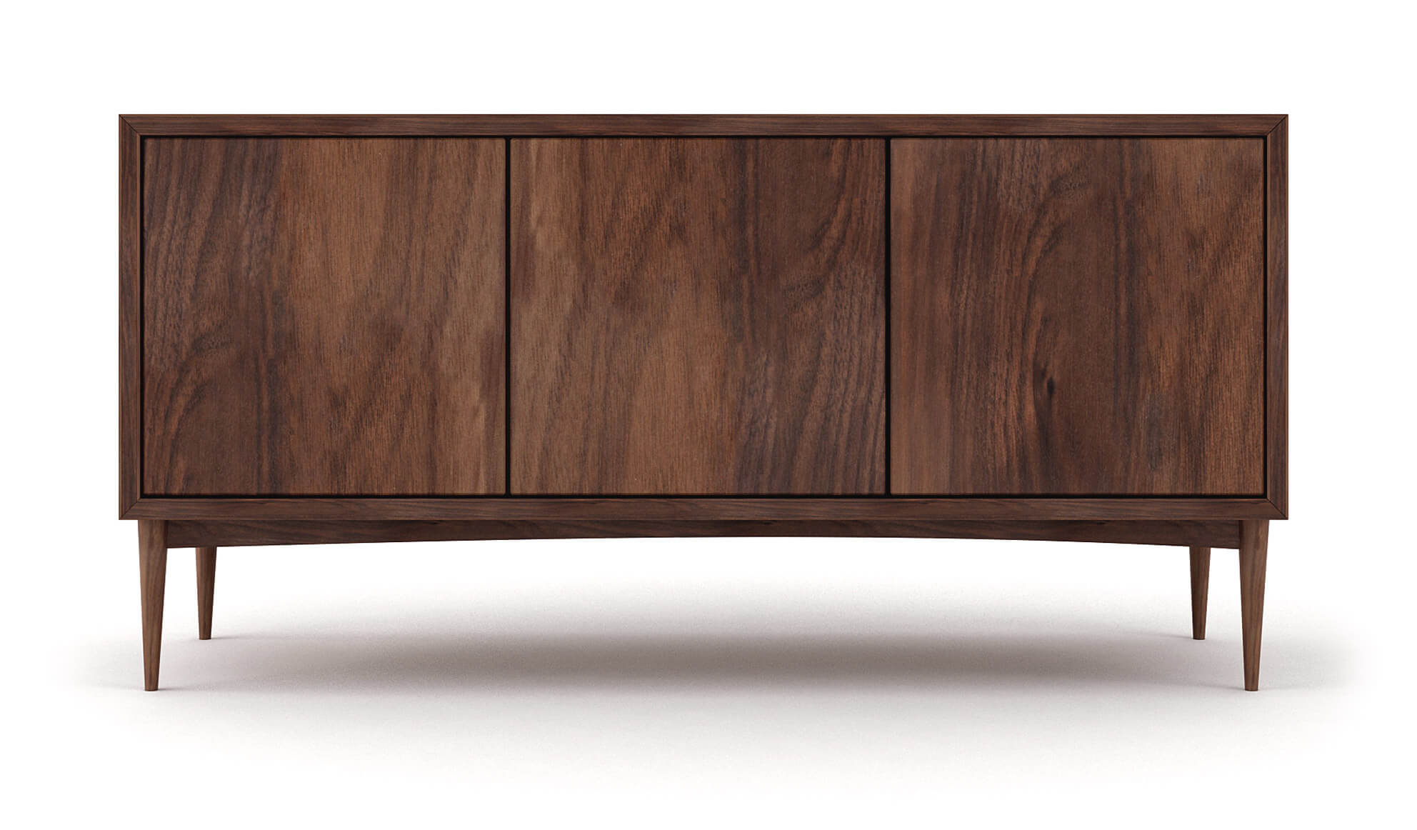 G: Emilia 3-Door Credenza in Walnut