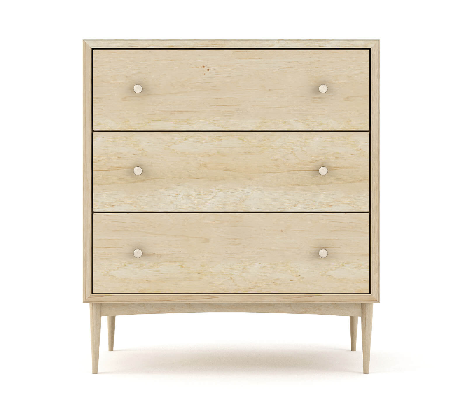 Shown in Maple with brass knobs