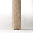 Cyl 6"H Maple Leg