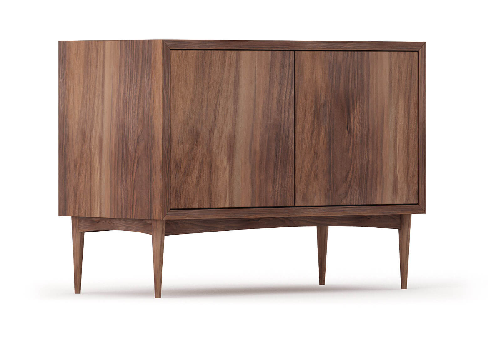 G: Emilia 2-Door Cabinet in Walnut