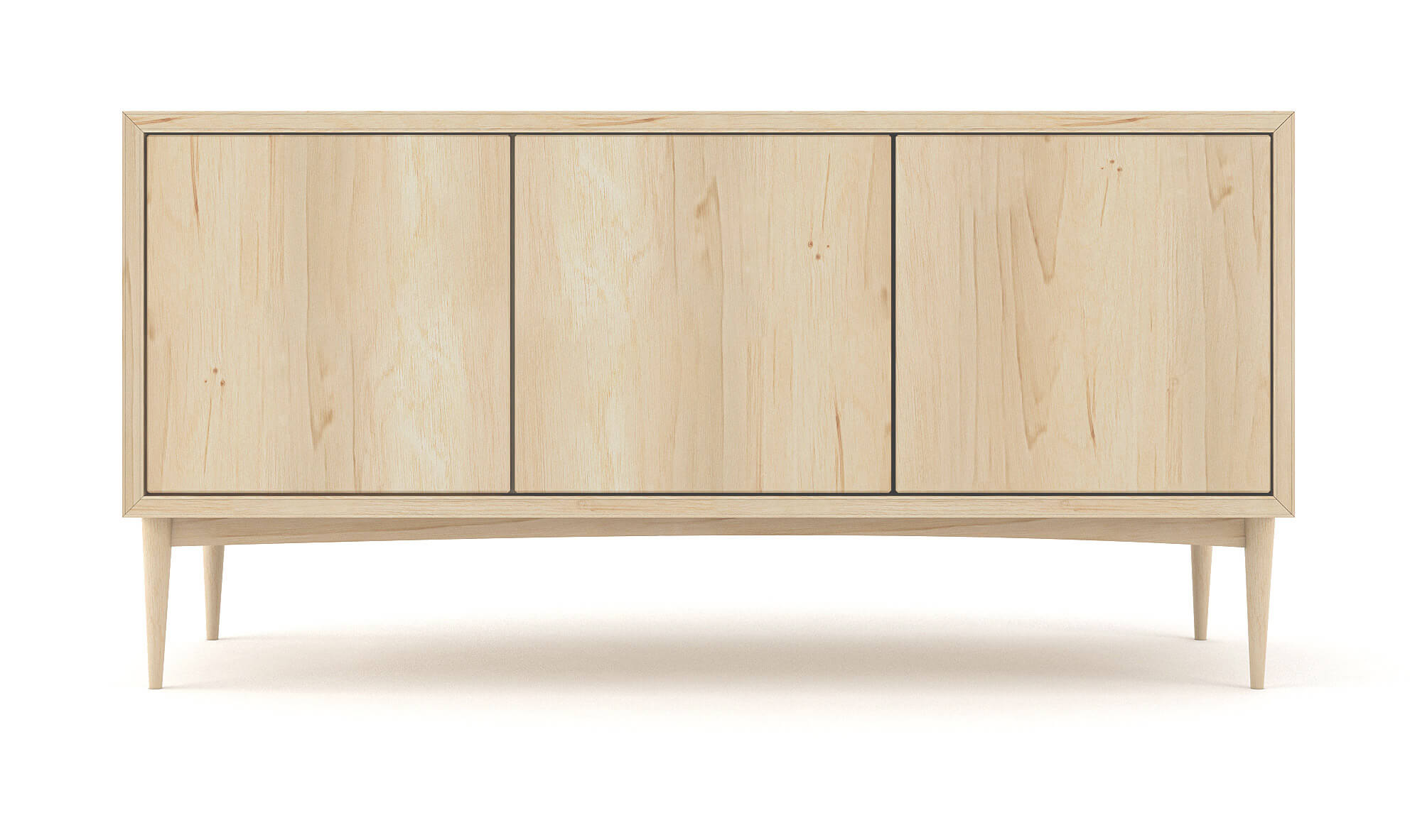 G: Emilia 3-Door Credenza in Maple