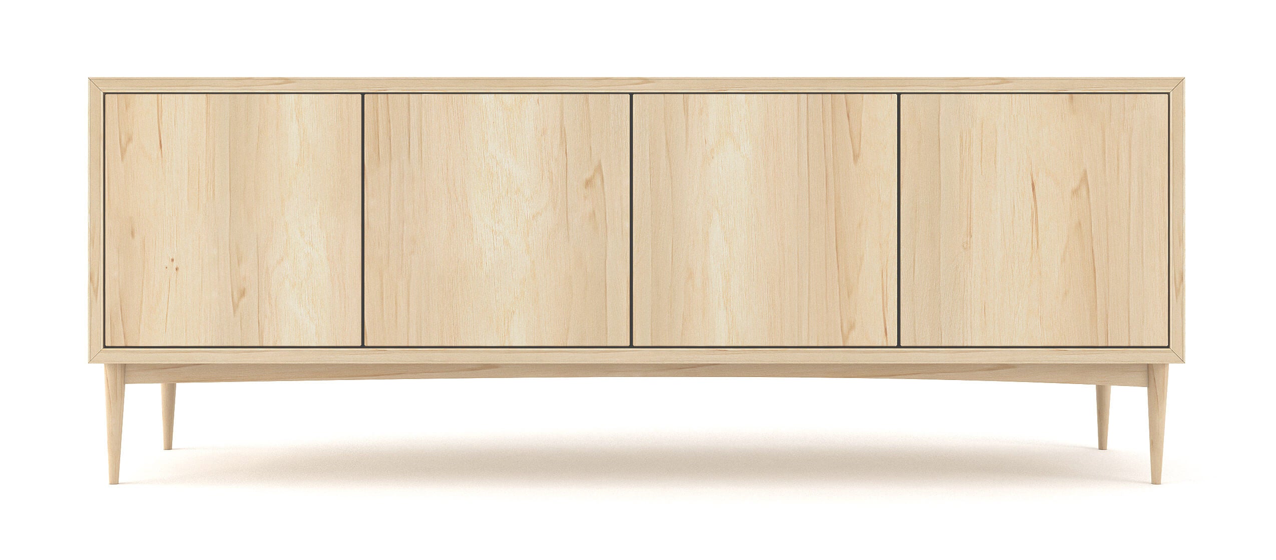 G: Emilia 4-Door Credenza in Maple