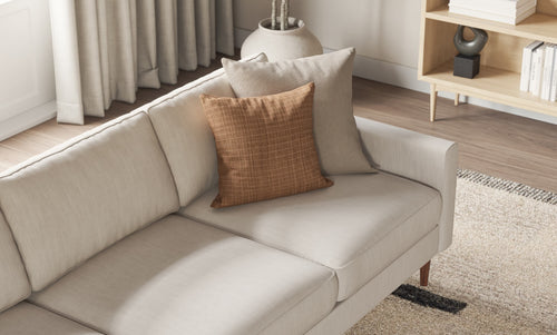 IRL: Lala Sofa in Juneberry Porridge fabric