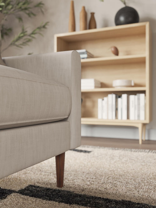 IRL: Lala Sofa in Juneberry Porridge fabric