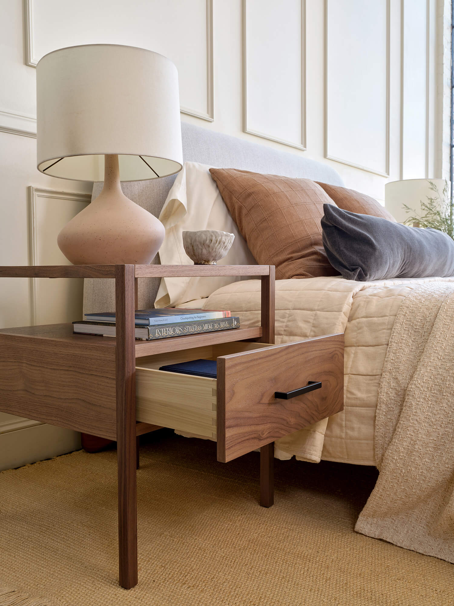 IRL: Palder Nighstand in walnut wood