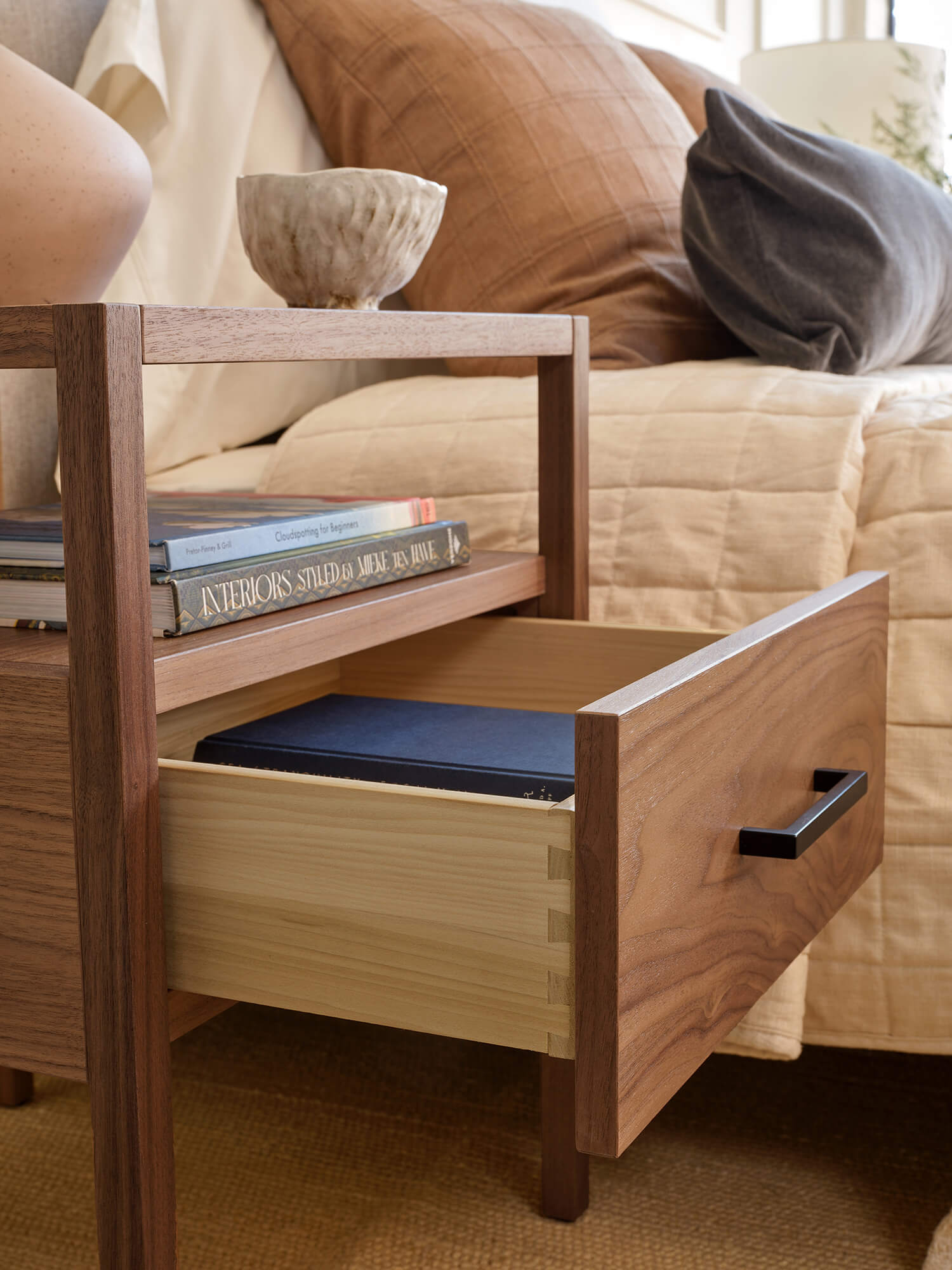 IRL: Palder Nighstand in walnut wood